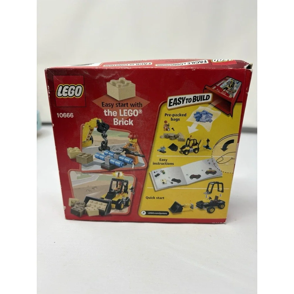 LEGO 10666 Juniors: Digger - 2014 Release Retired Pieces Box Manual
